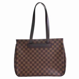 Louis Vuitton Damier Ebene Parioli PM Tote Bag Brown